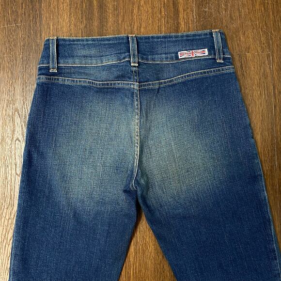 Hudson Retro Boho Sailor Flare Trouser Jeans Size 28/6 Patch Pockets - Picture 4 of 8